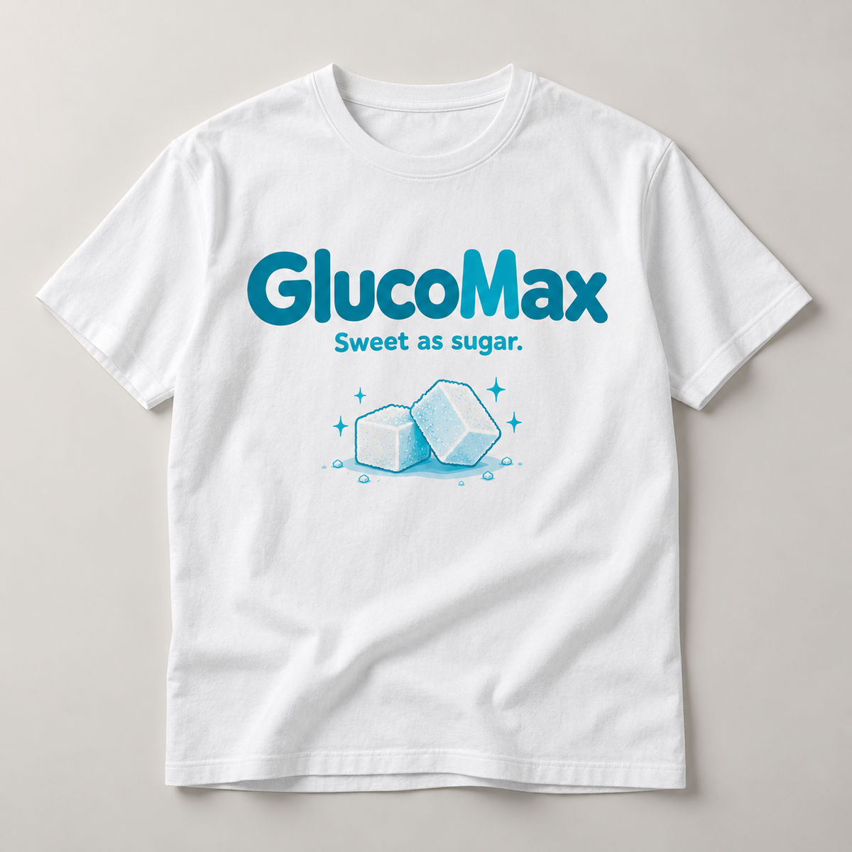GlucoMax “Sweet as Sugar” Graphic T-Shirt - White